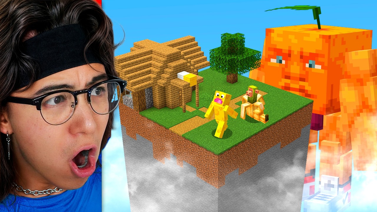 Qued&eacute; ATRAPADO en 1 CHUNK de BRAINROTS en Minecraft!