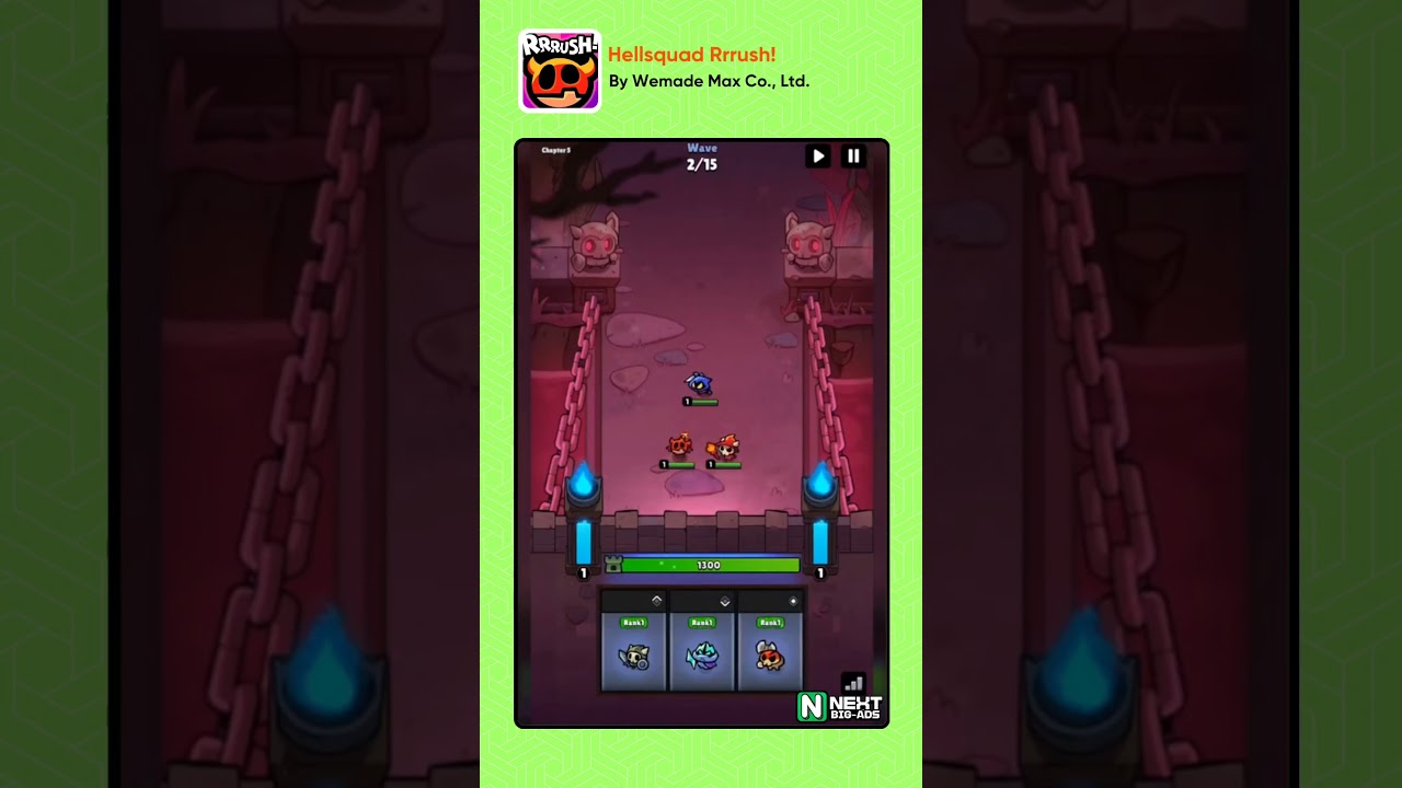 Hellsquad Rrrush! by Wemade Max Co., Ltd. | NextBigAds | Ad Intelligence #NextBigAds