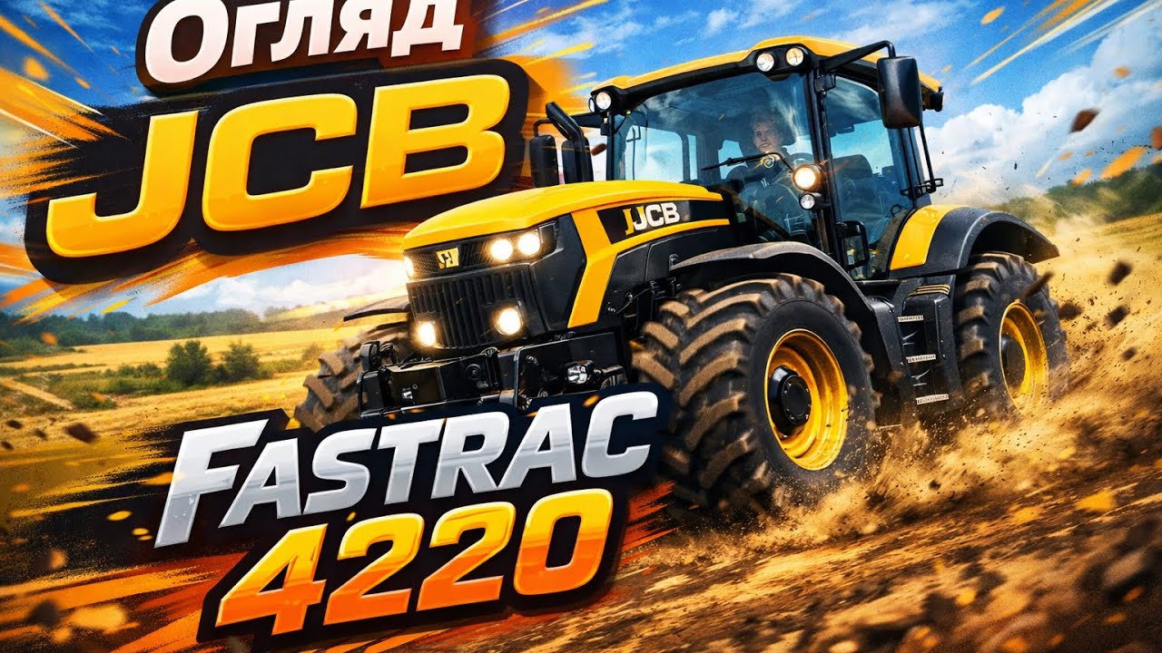 Обзор трактора JCB Fastrac 4220 4K.