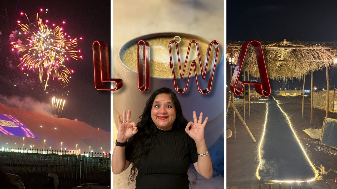 Dubai Night Out | LIWA Festival Night Drive | Coffee, Khana aur Kuch Gupshup