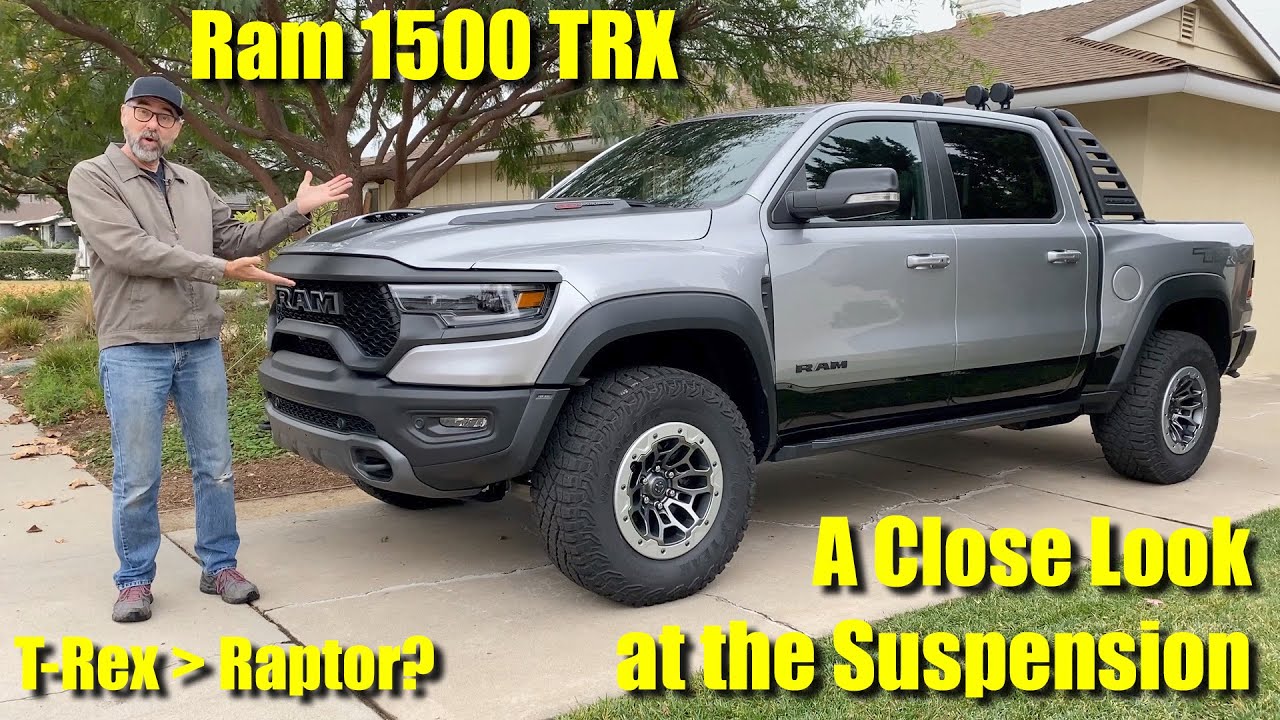 2021 Ram 1500 TRX Suspension Walkaround - A Better Off-Road Pickup Truck Than The Ford F-150 Raptor?