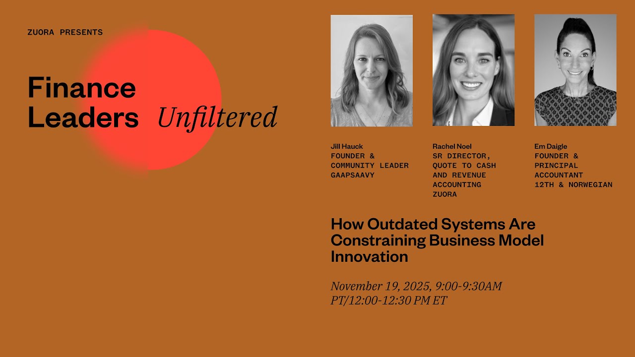 Finance Leaders Unfiltered: How Outdated Systems Are Constraining Business Model Innovation