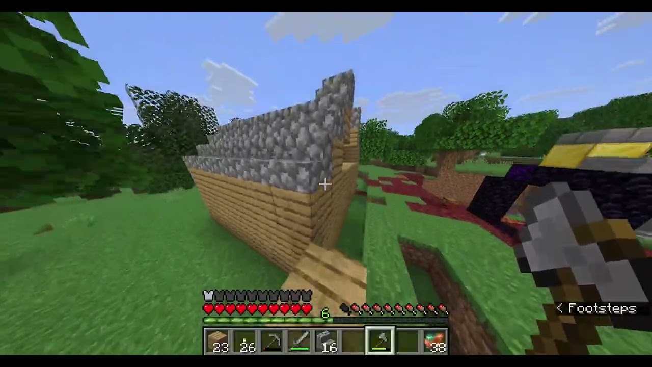 Fixing my roof (Minecraft pt 4)
