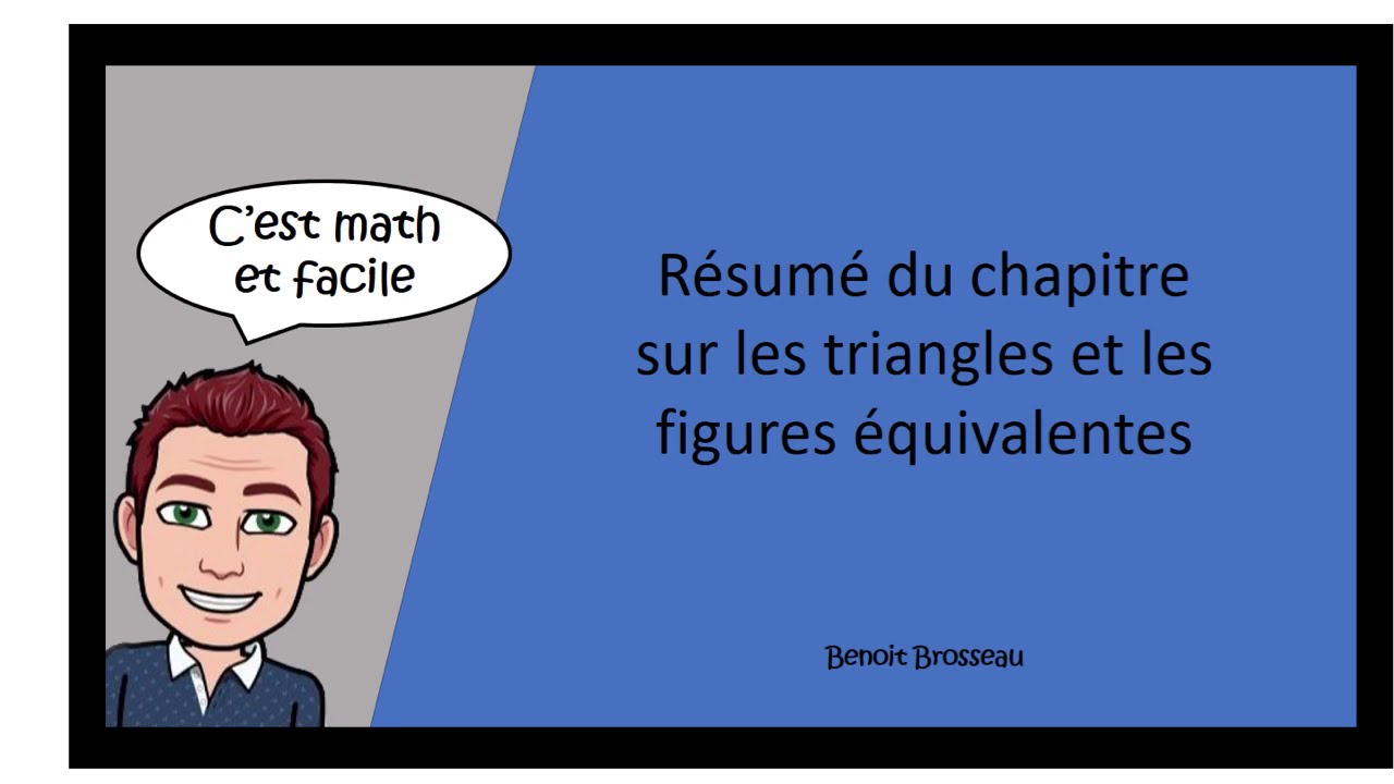 Résumé du chapitre sur les triangles et les figures équivalentes
