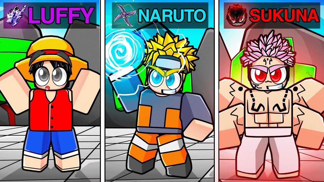 Strongest Battlegrounds pero Nuestro Personaje de Anime es ALEATORIO!