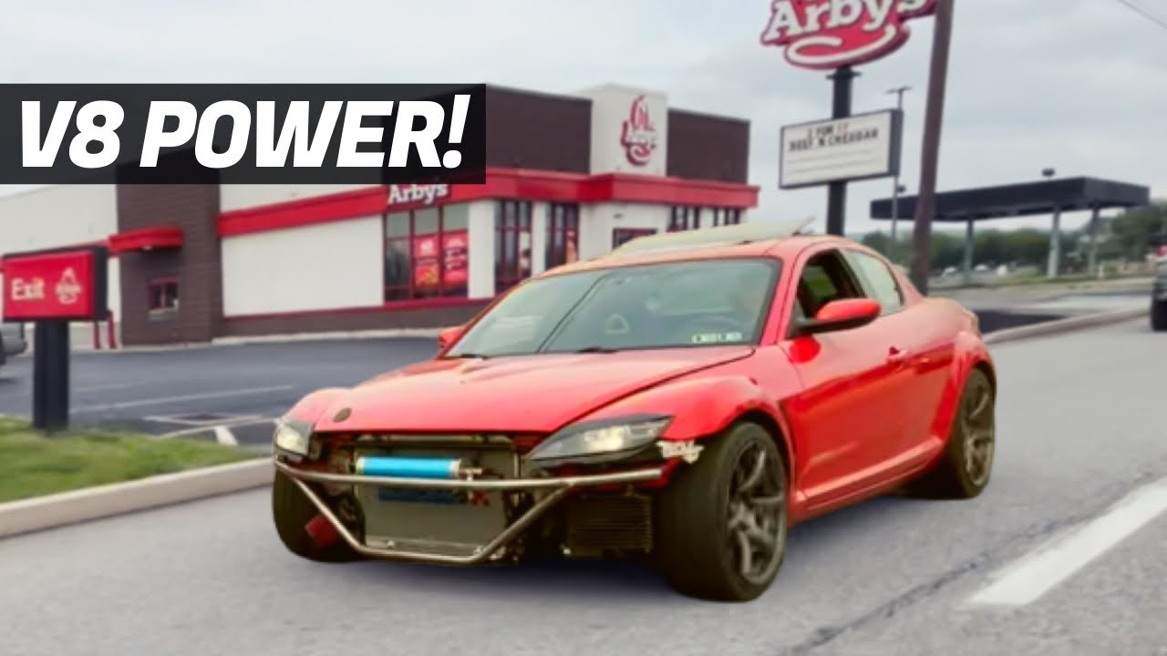 LS swapped RX8 hits the streets!