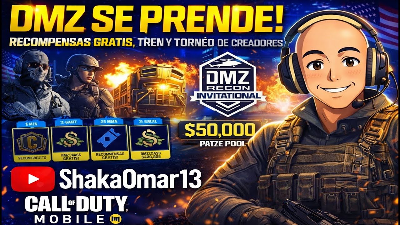 DMZ se PRENDE 🔥 Recompensas GRATIS, Tren y Torneo de Creadores | COD Mobile