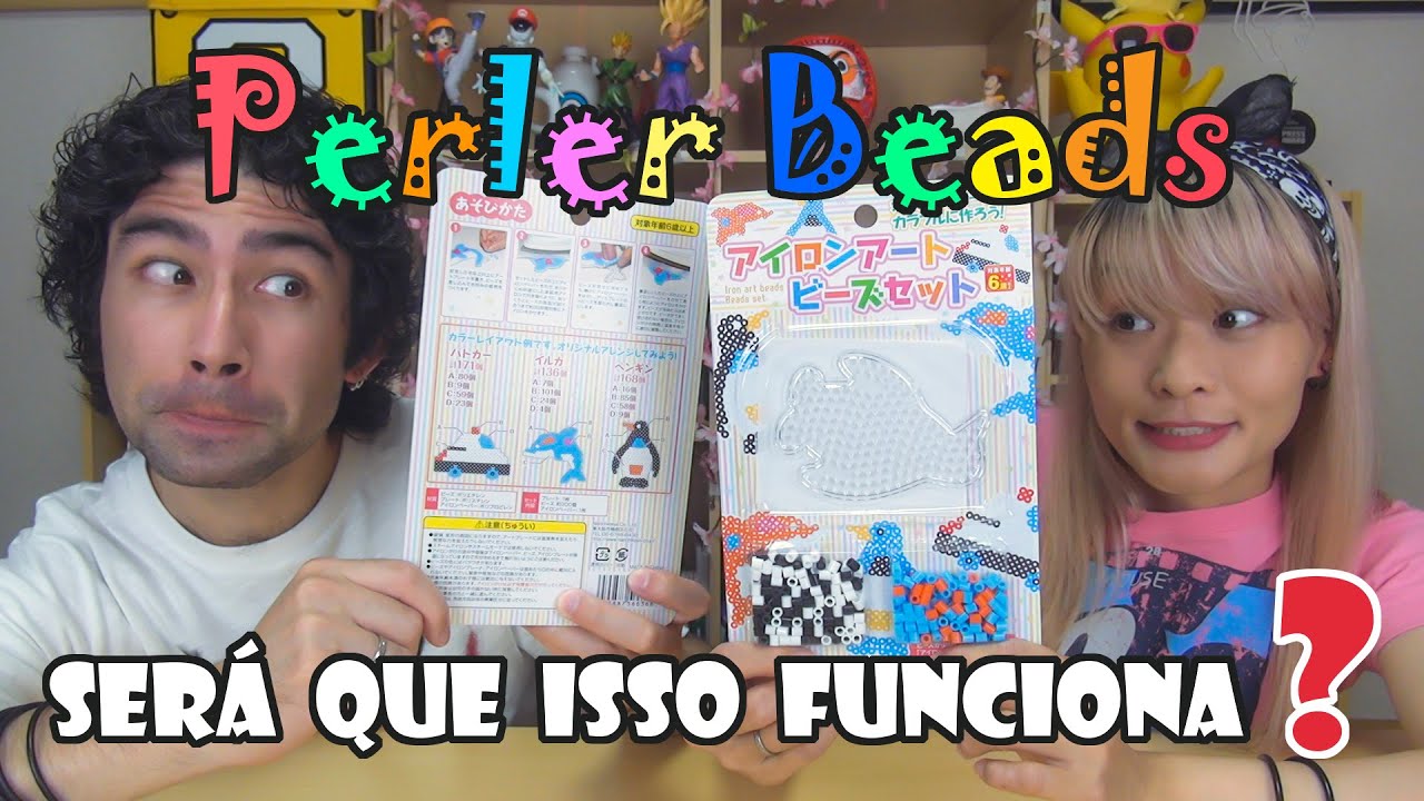 PERLER BEADS (pixel art com tubinhos de plástico) - Será Que Isso Funciona?