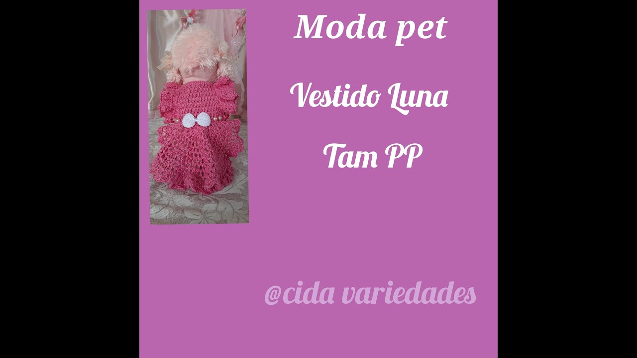 Vestido Pet Passo a Passo Luna/ Step by Step Luna Pet Dress🐶🐶👗👗👗#roupinhadecachorro
