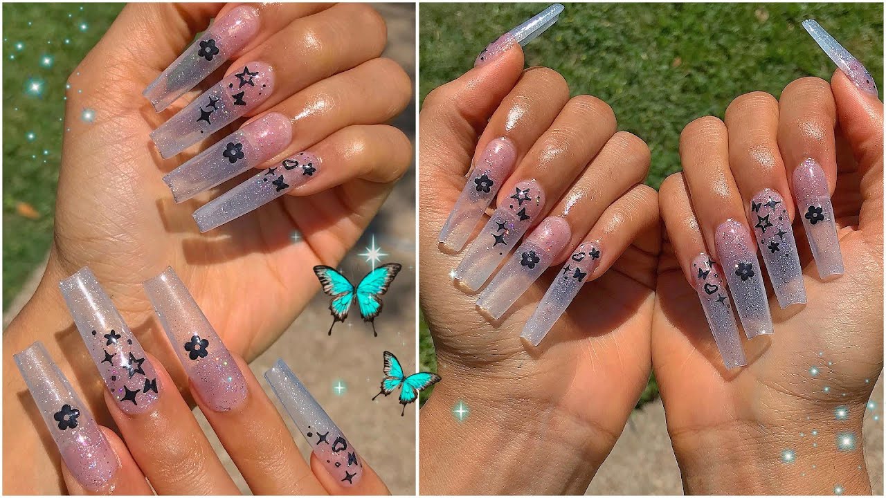 New from MODELONES!! Blue Jelly Holo Glitter Nails | How To Customize ANY Glitter!