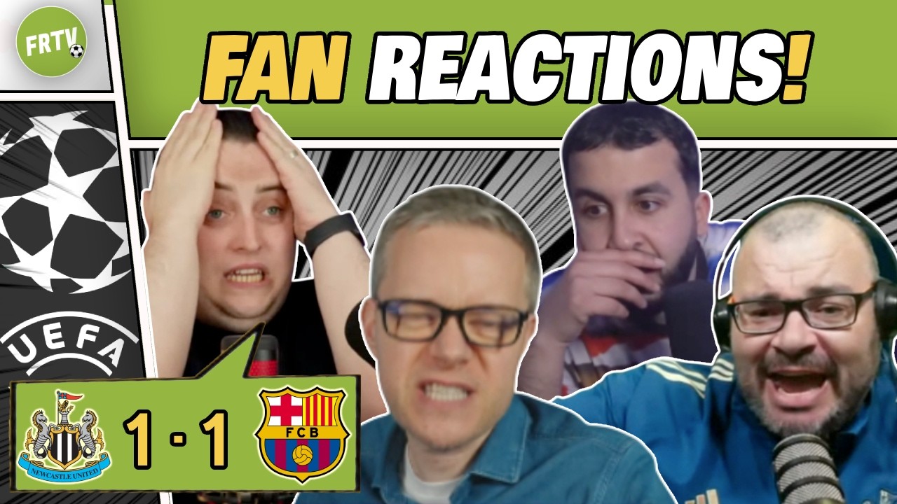 NEWCASTLE VS BARCELONA | FANS & HATERS Reactions to Newcastle 1-1 Barcelona