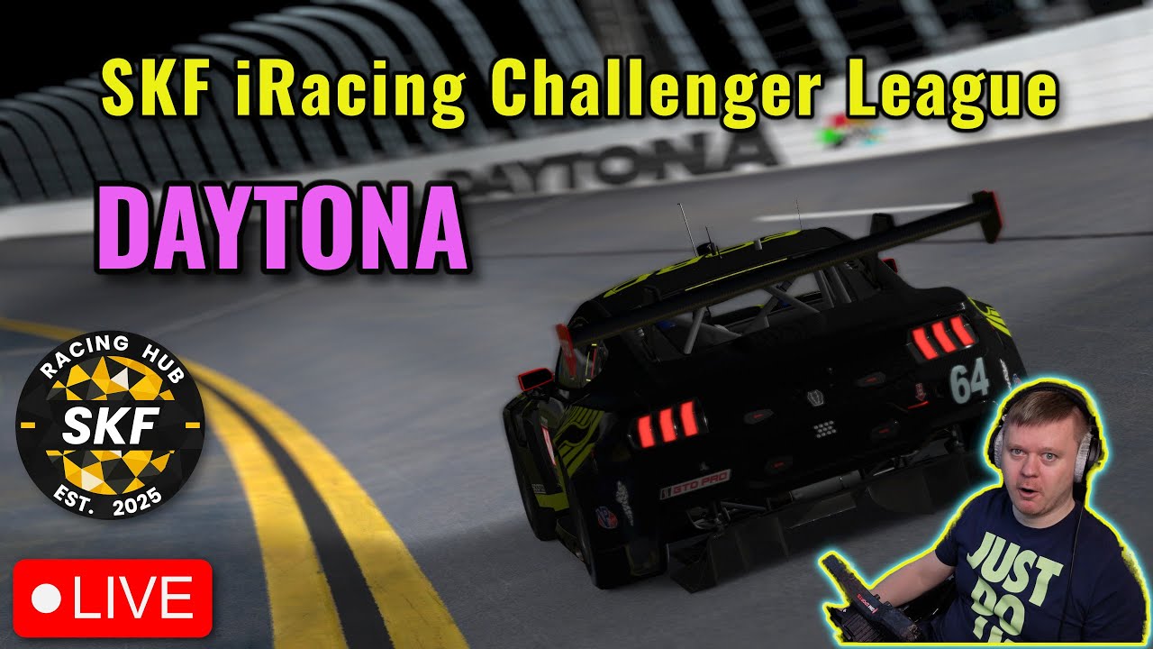 🔴 SKF iRacing Challenger League 2026 S1 | Daytona | GT3 | iRacing
