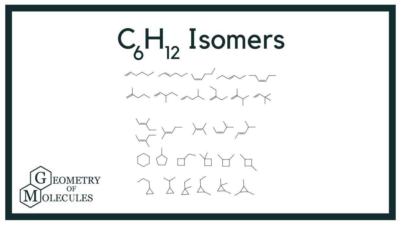 C6H12 Isomers: All Possible Isomers with Lewis Structure