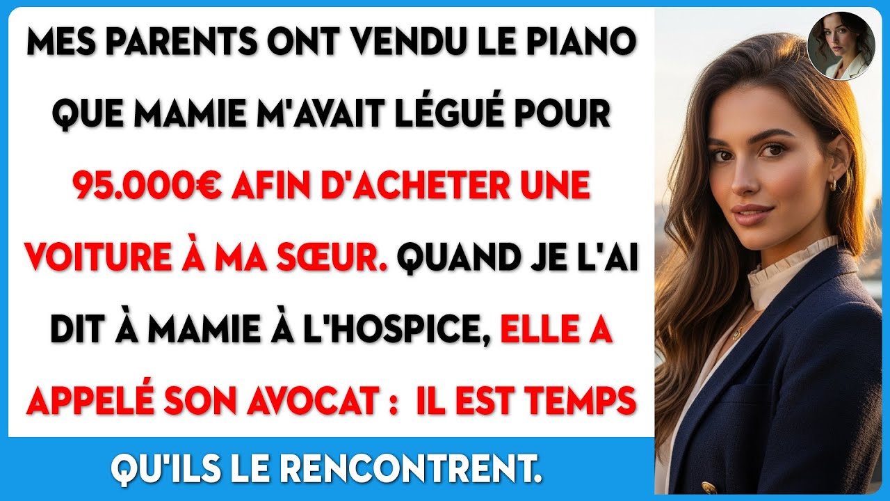 Mes parents ont pris mon héritage pour ma sœur. L'appel de ma grand-mère a suffi.