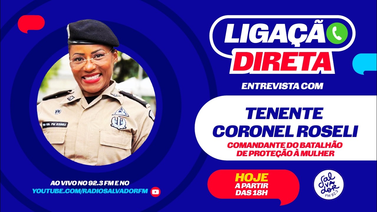 Ligação Direta com Tenente Coronel Roseli, comandante do Batalhão de Proteção à Mulher (03/03/2026)