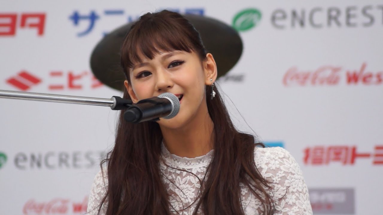 西内まりや 4thシングル「Save me」リリースイベント in 福岡マラソン2015EXPO 前半