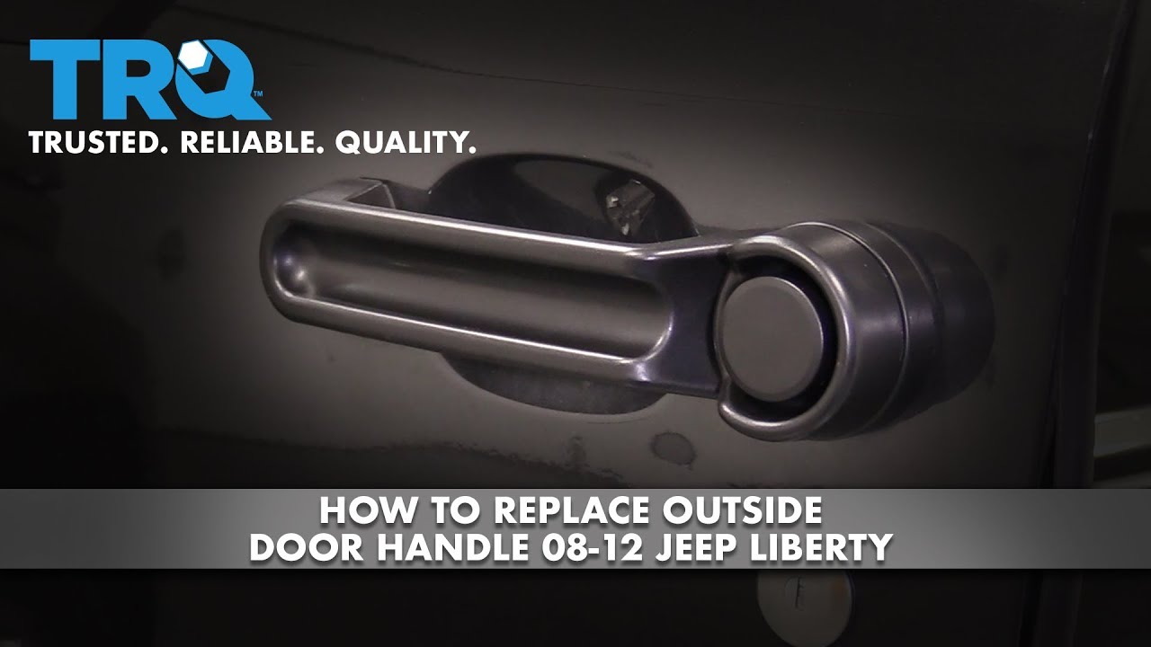 Как заменить наружную ручку двери Jeep Liberty 08-12