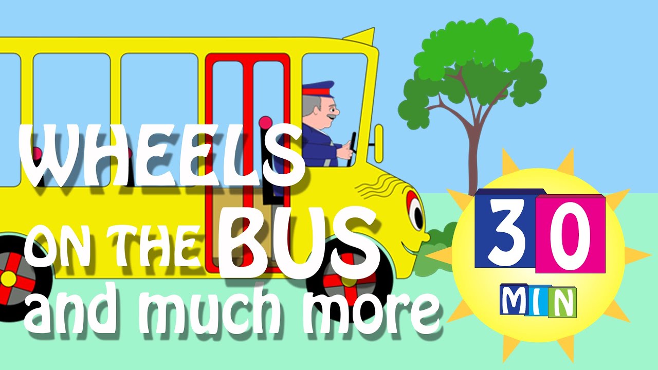 Wheels on the Bus and other popular songs for kids | Nurserytracks top kids songs | 30 Mins