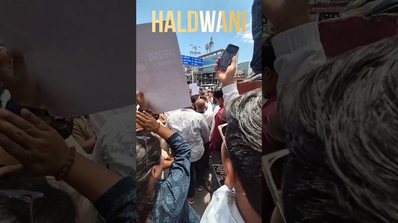 students protest #paperleak haldwani Uttarakhand #cjpprotestdelhi #teachifyyourlife