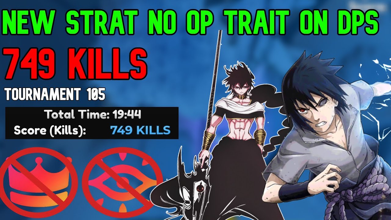 (NO UNIQUE/DIVINE DPS) 749 KILLS NEW DOUBLE SUPPORT STRAT TOURNAMENT 105 | Anime Adventures