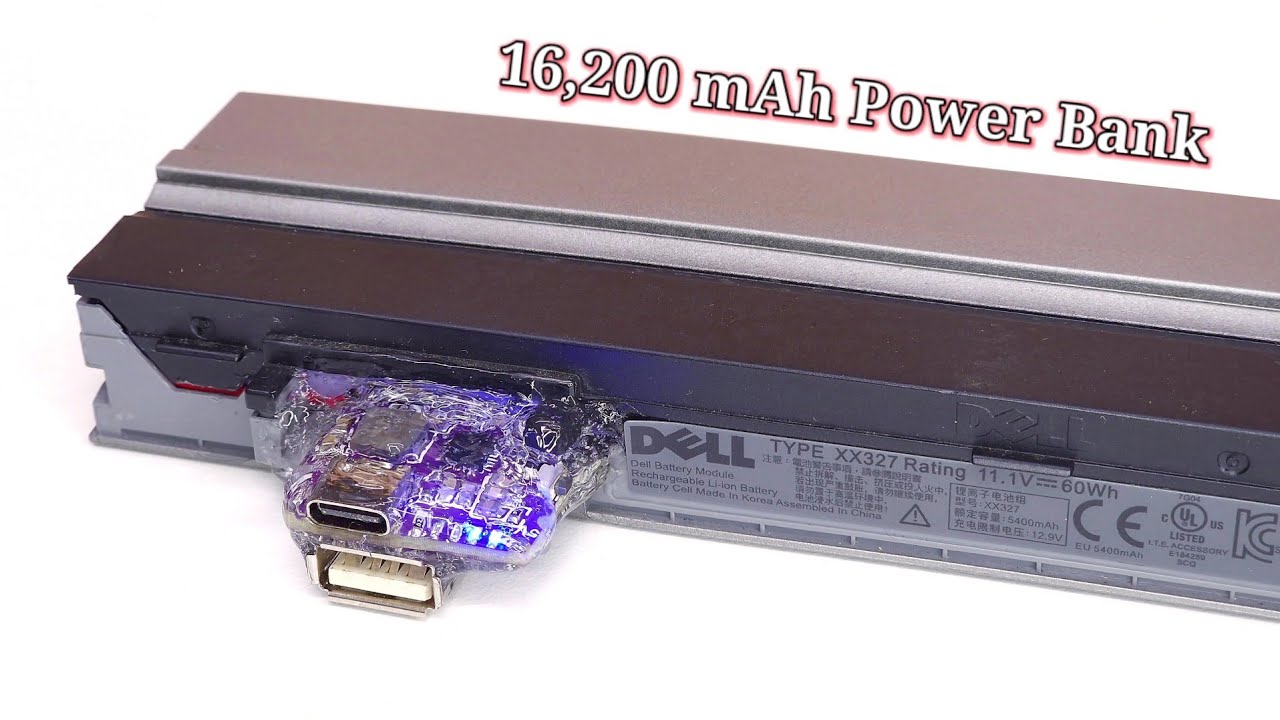How to Convert Old Laptop Battery Into 16200 mAh Fast Charging PD Power Bank