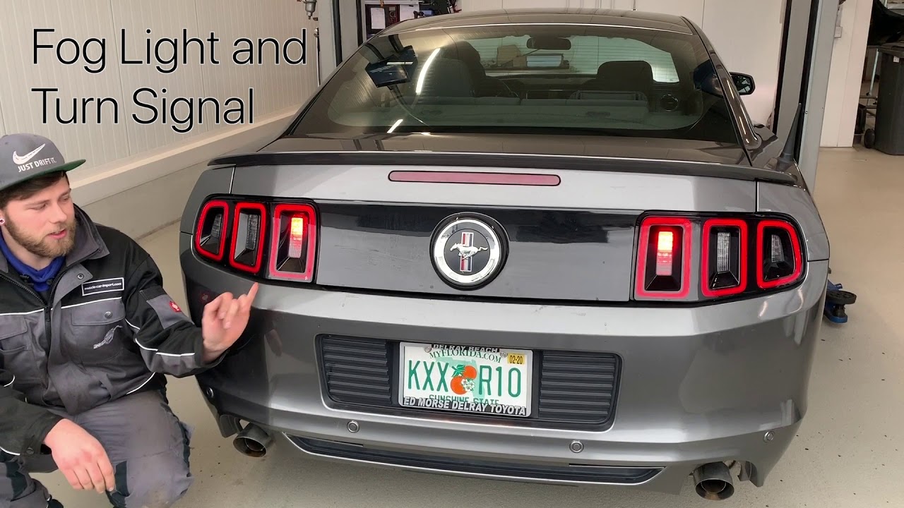 Umbau Rückleuchten Ford Mustang 2013 2014 | Tail Light EU Conversion Rear Lights Mustang