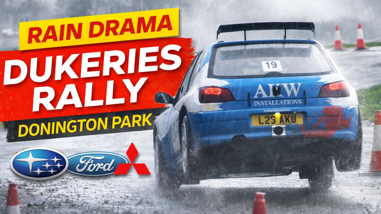 Dukeries Rally Donington Park – Full Fan Perspective | Rally Action, Paddock & Rain