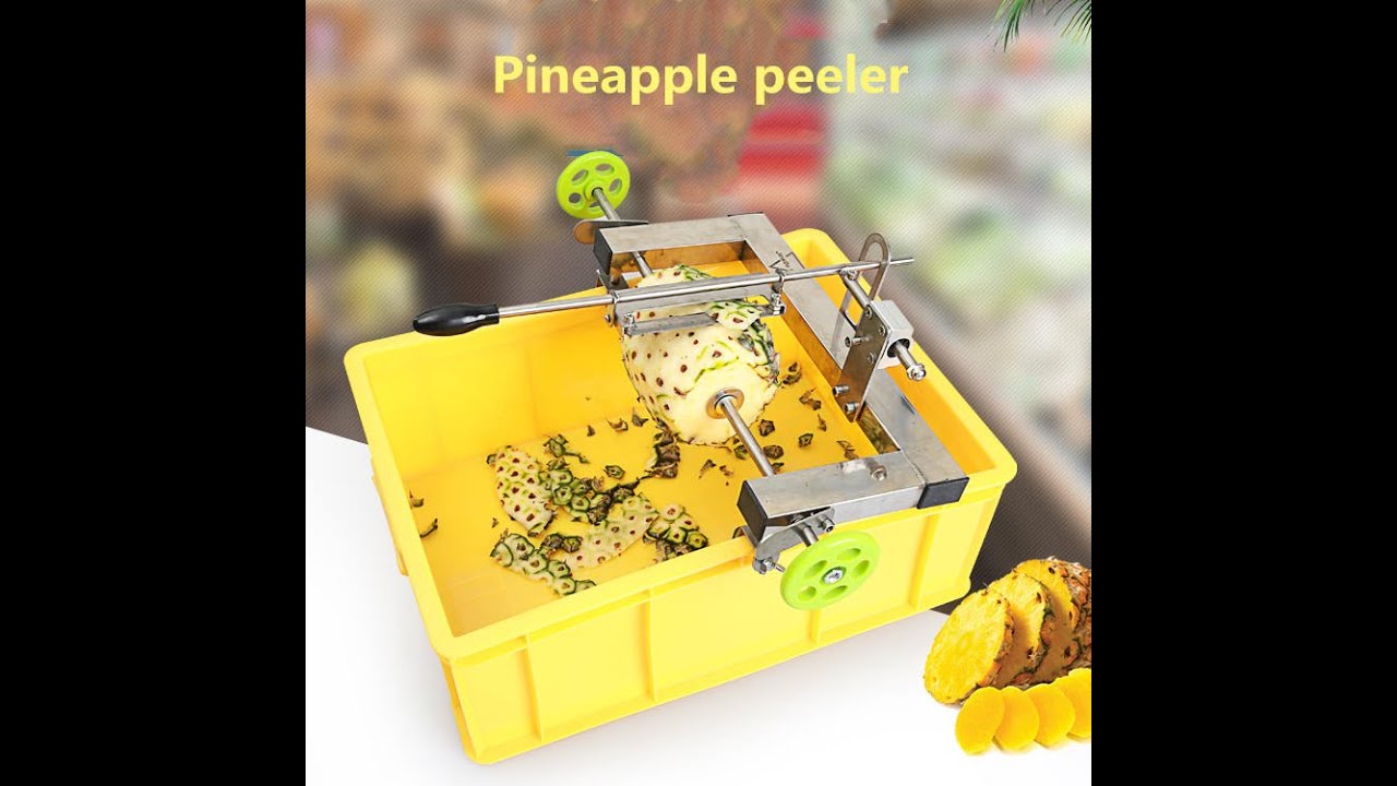 Manual pineapple peeling machine stainless steel commercial pineapple peeler eye remover tools