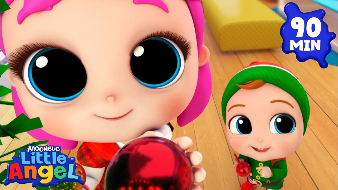 Decorating The Christmas Tree 🌲🎅🏻 | Fun Sing Along Songs by @LittleAngel Playtime