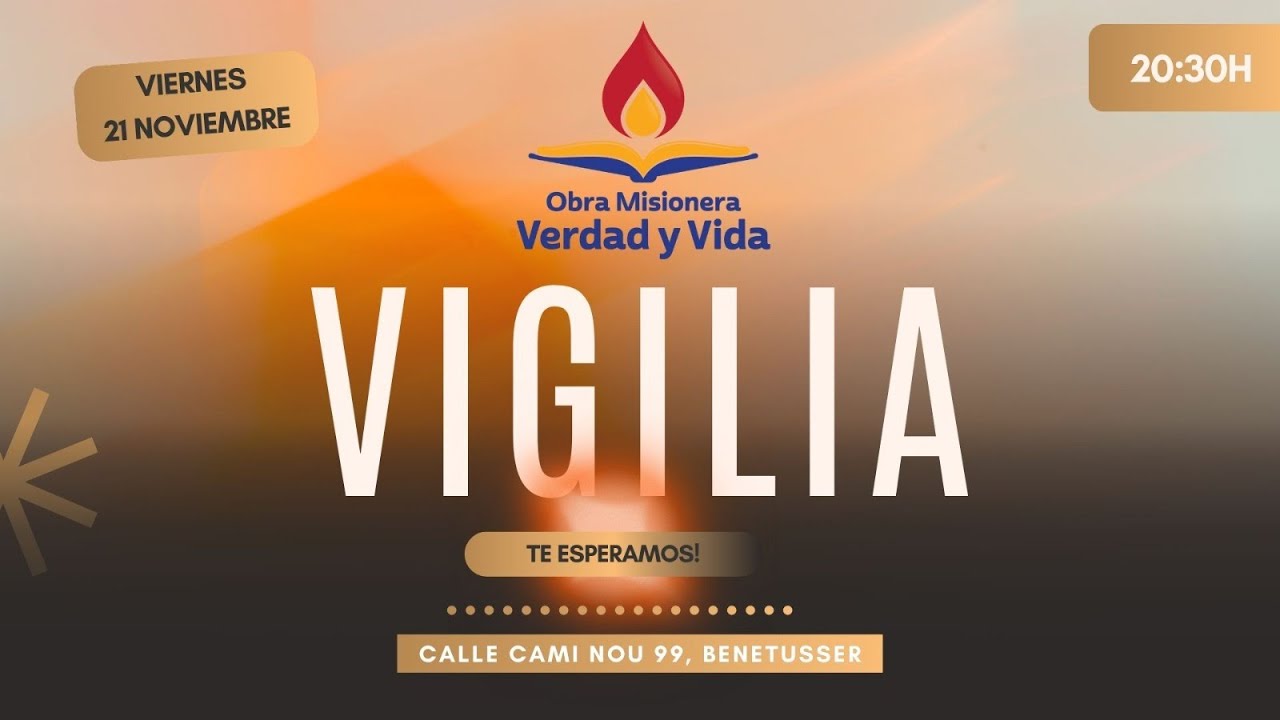 Reunión de Vigilia| Adora con nosotros en Verdad y Vida – Benetússer | 16/01/2026