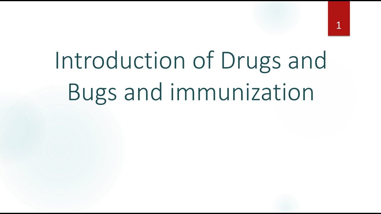Introduction to Therapeutics of Infectious Disease UQU جامعه ام القرى