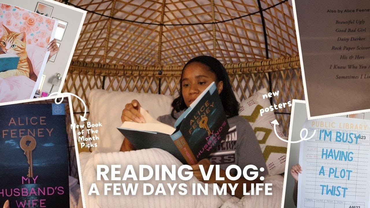 A Few *Bookish* Days in My Life //  reading a new thriller book (first 5-star??)