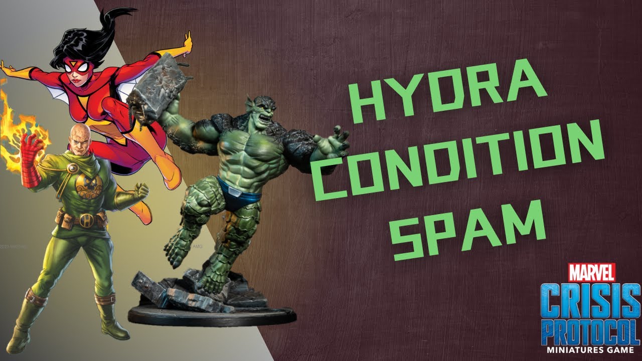 Hydra Condition Spam! ~ Marvel Crisis Protocol Roster Building #15