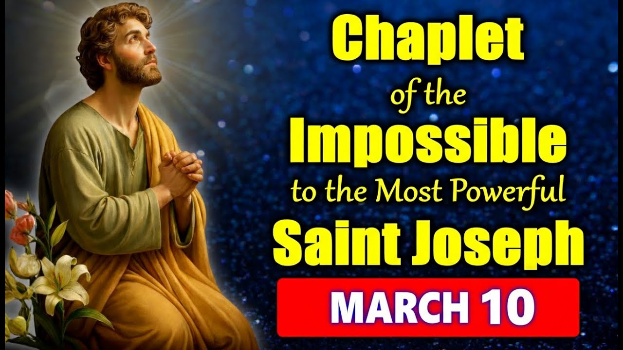 🙏 PRAY This Powerful St Joseph Chaplet for an IMMEDIATE Financial Miracle TODAY