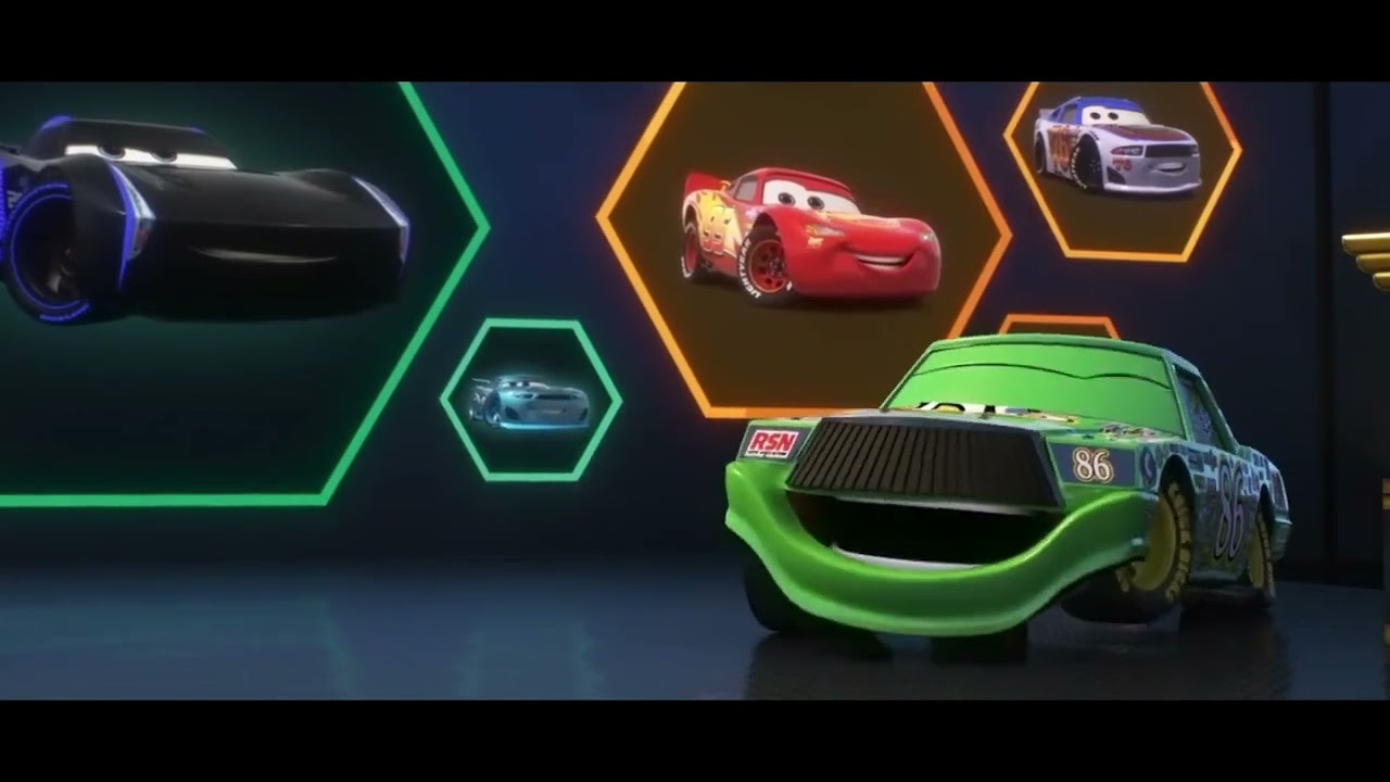Cars 3 (2017) Chick Hicks & Natalie Certain [HD]