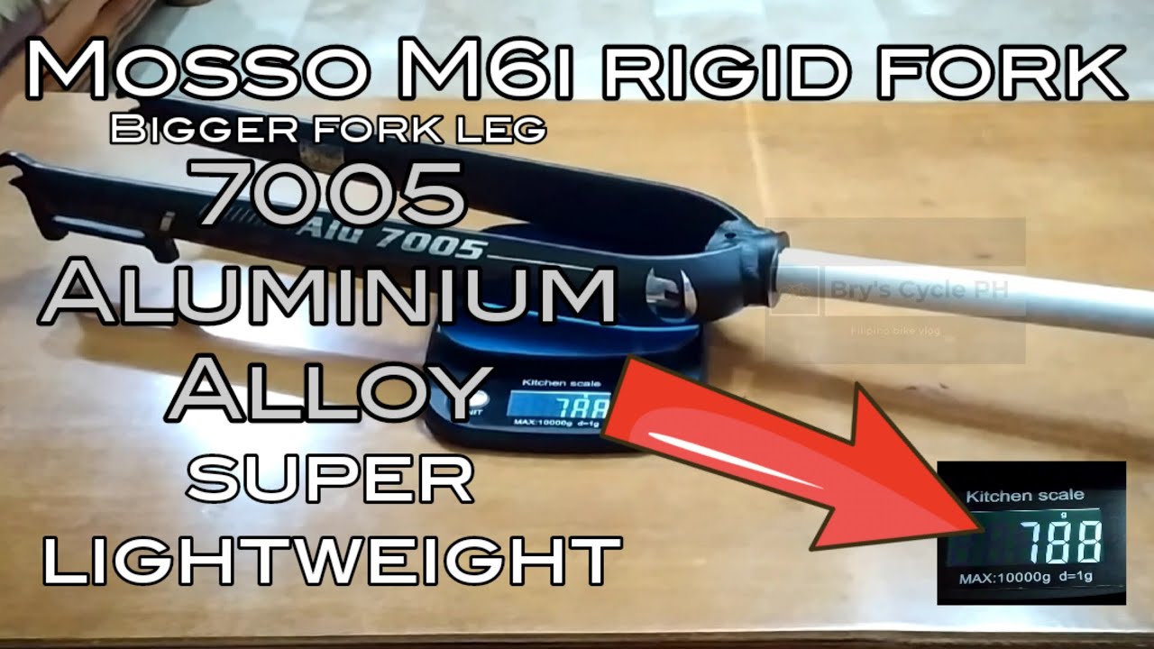 Mosso M6i rigid fork | Unboxing & Review | Super lightweight fork 758grams | Aluminium Alloy 7005