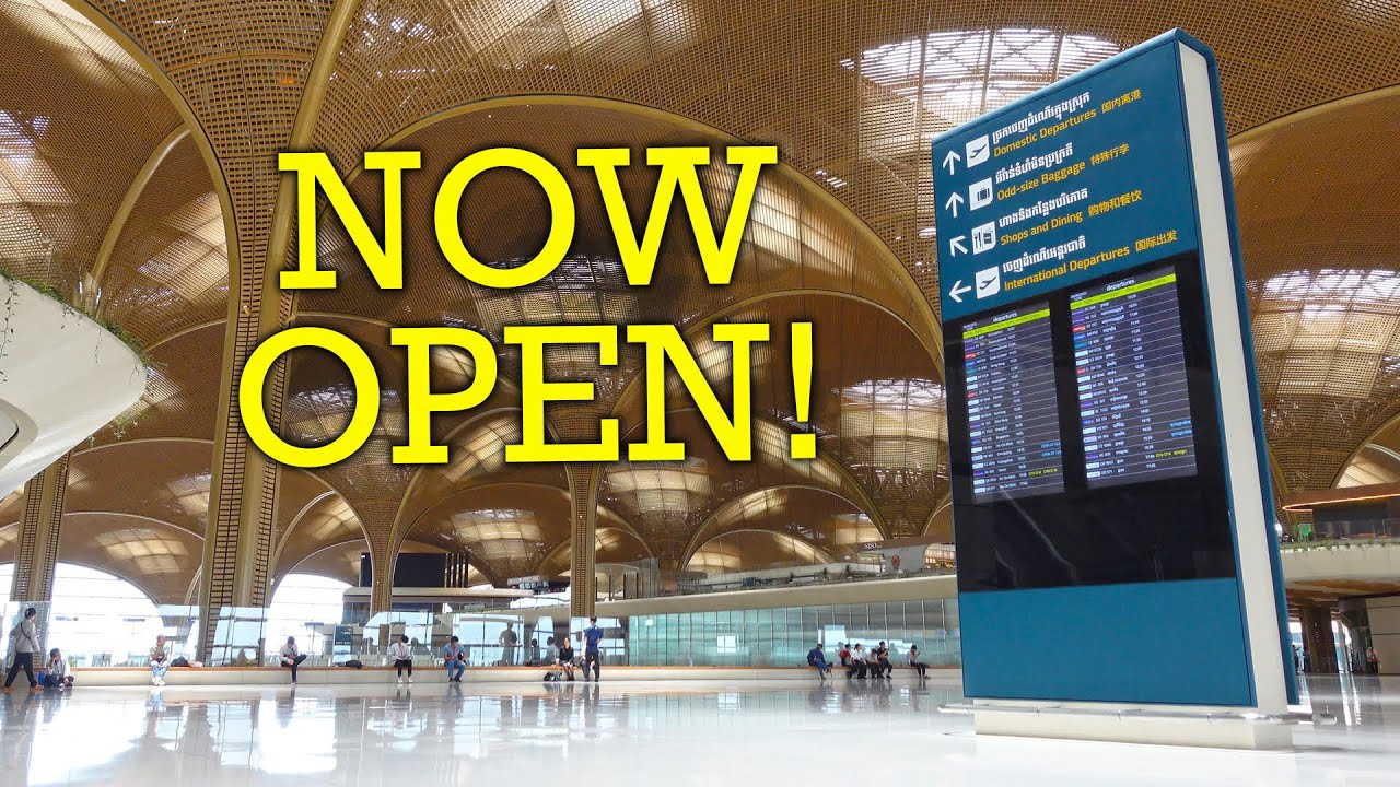 Phnom Penh's Gorgeous New $2 Billion International Airport (I got in early!)