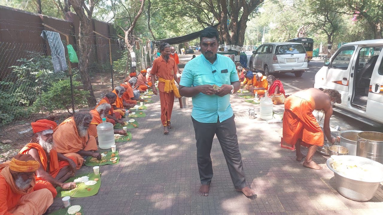Thiruvannamalai Sadhu Annadhanam  - 27:01:2025 திருவண்ணாமலை சாது அன்னதானம்
