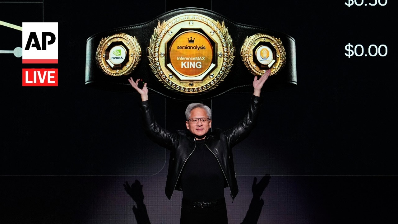 LIVE: Nvidia CEO Jensen Huang delivers keynote speech