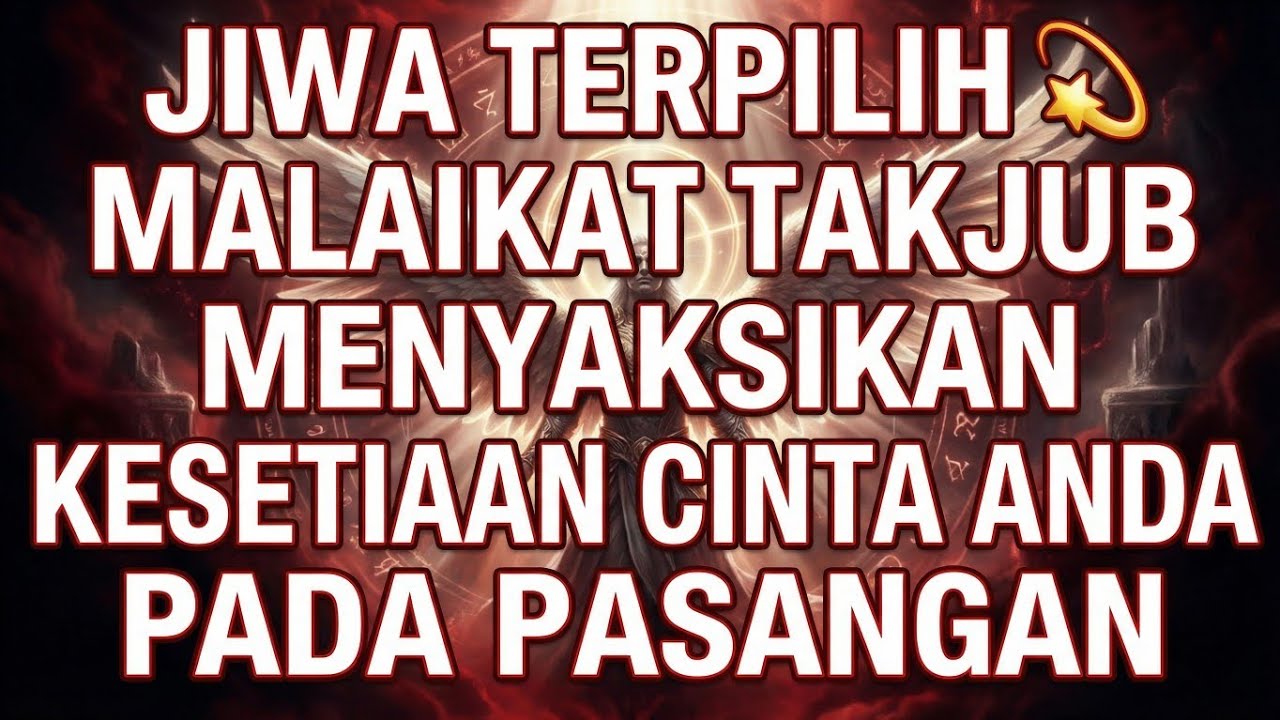 JIWA TERPILIH 💫 MALAIKAT TAKJUB MENYAKSIKAN KESETIAAN CINTA ANDA PADA PASANGAN
