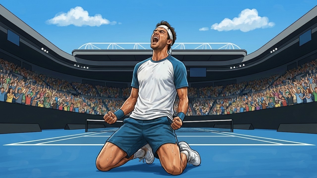 Tennis Elbow 4 w/mods (v0.97) • Nadal vs Federer (Australian Open)
