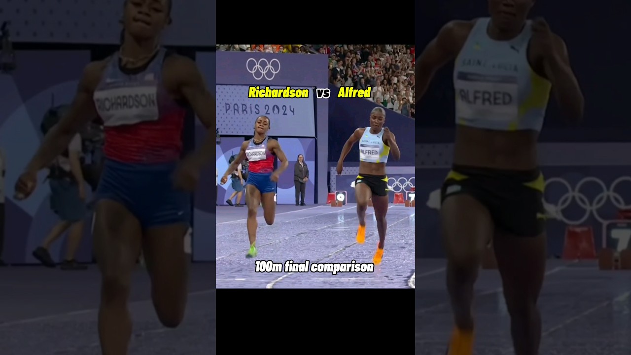 Julien Alfred vs Sha'carri Richardson 100m breakdown