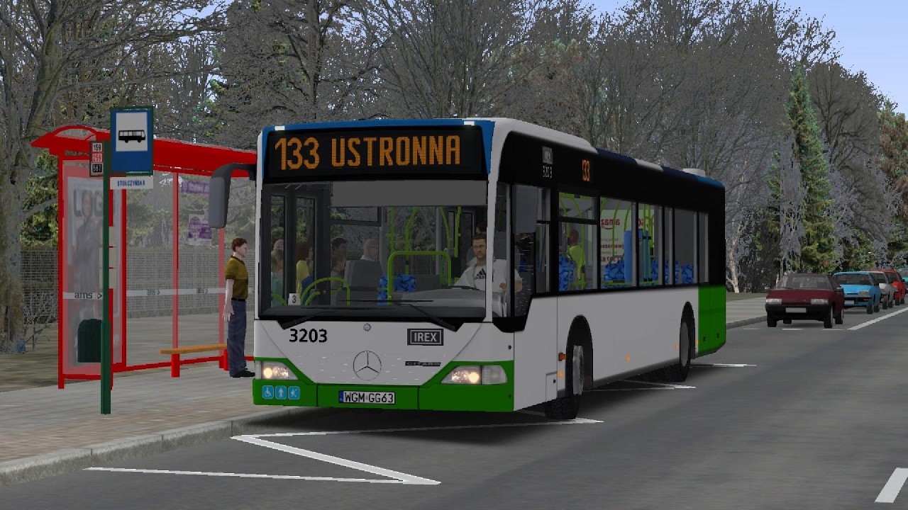 (vZTM) OMSI 2 - Linia 133 Stołczyńska ⭢ Ustronna ❘ Mercedes Citaro C1 PreFL #3203