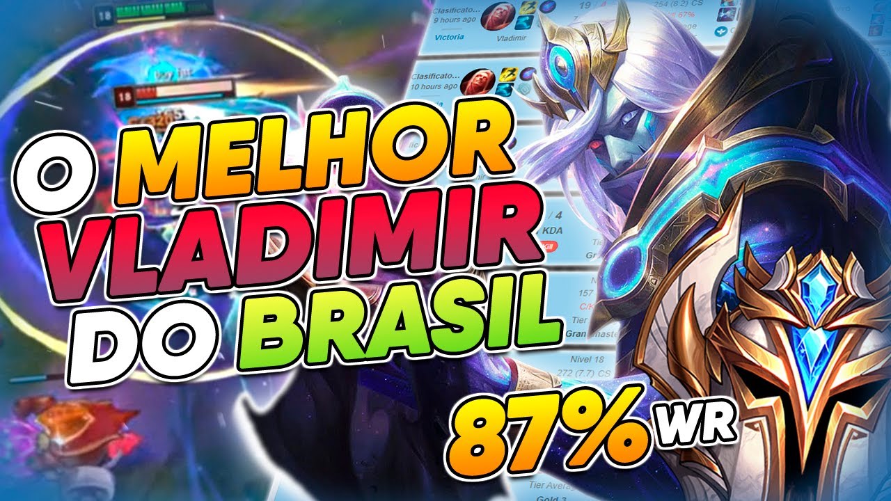 ¡EL MEJOR VLADIMIR DE BRASIL ATERRORIZA CON UN 87% DE WIN RATE EN CHALLENGER! (RANK 1 MUNDIAL) 🤯