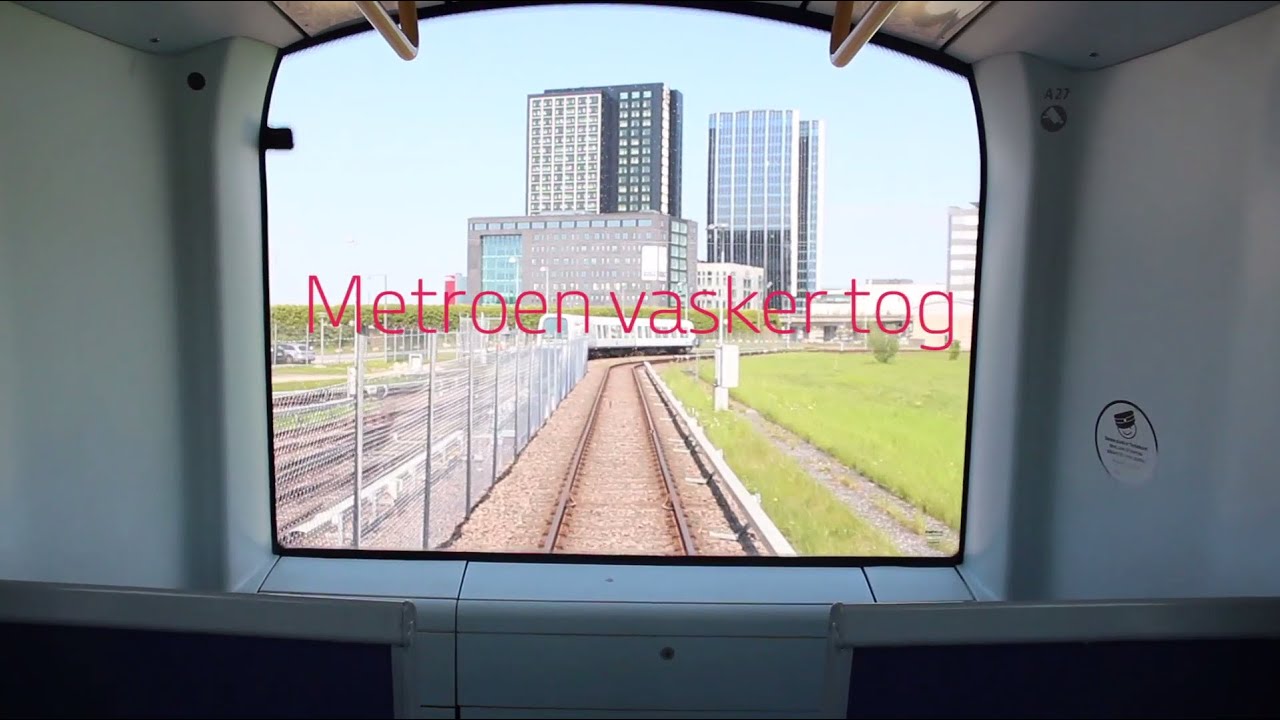 Metroen vasker tog