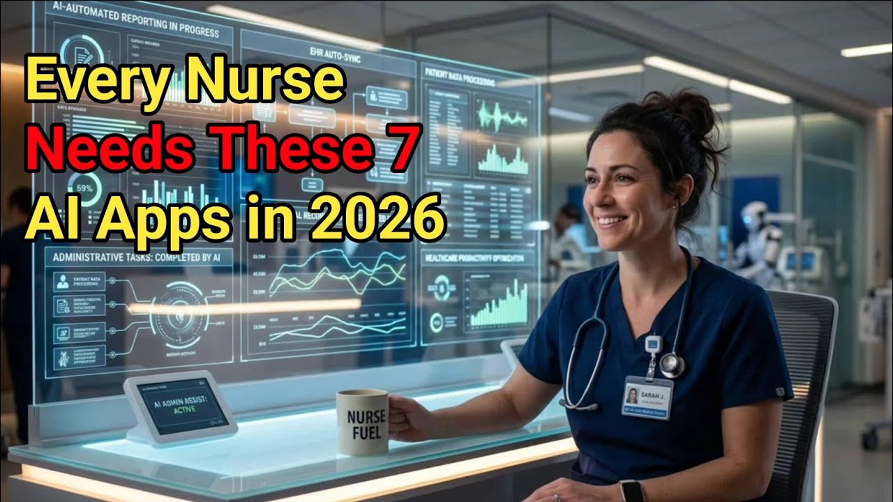 Top 7 AI Apps Every Nurse Should Use in 2026 । Save Hours Every Week
