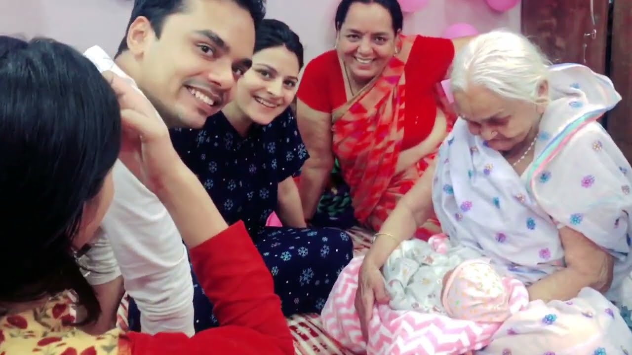 Buaa or maushi दोनो को मिला गिफ़्ट ॥ और बड़ी नानी पहली बार मिली हमारी princess से अपना आशीर्वाद दिया