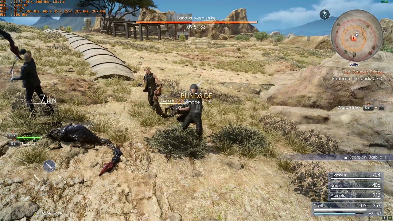 i9-9900K @ 5 Ghz | RTX 2070 Super - Final Fantasy XV Gameplay 1440p, Maxed Settings