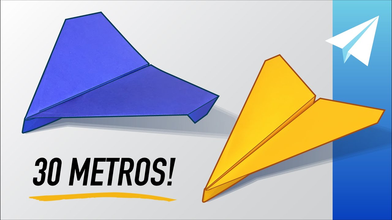 2 En 1: ¡Avión De Papel Dardo Y Planeador Vuelan Más De 30 Metros! (Fácil) Aprende A Hacer Flare