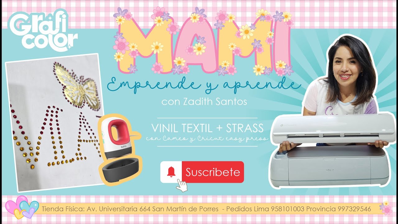 Vinil textil + strass